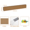 8 Pack Felt Pin Board Bar Strips Bulletin Board for