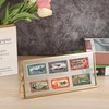 JUXYES 2 Pack Tabletop Business License Frame Brass License Certificate