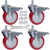 DICASAL 4 Inch Heavy Duty Stem Casters 360 Degree Swivel
