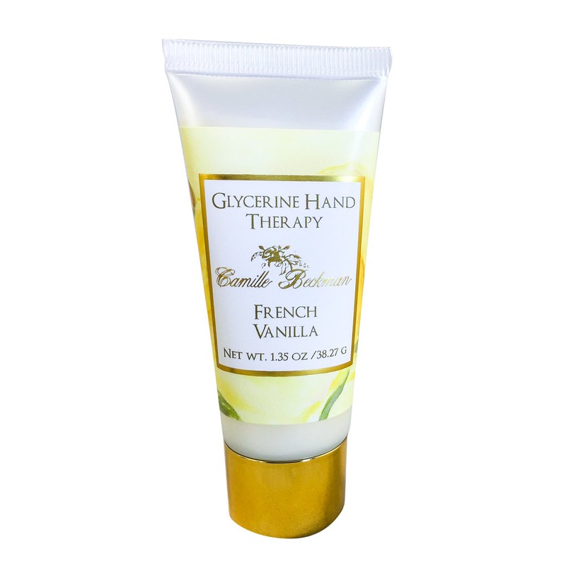 Camille Beckman Glycerine Hand Therapy Cream, French Vanilla, 1.35 Ounce