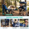 2 Pack Camping Chair - Folding Chair with Adjustable Canopy