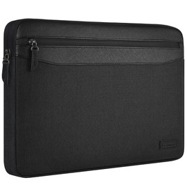 Lonmen Waterproof Notebook Laptop Sleeve Bag Carrying Case, Black