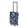 Goraesil Foldable Hand Cart Shopping Cart (Flower Pattern)