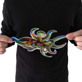 orurudo fishing gear real fish sticker (squid) qb600049a08n0