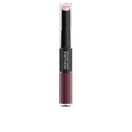 L'Oreal Paris, Infallible 24Hr Lipstick, Labial De Larga Duración De Dos Pasos: Líquido Y Balsamo, Tono 215 Wine O Clock