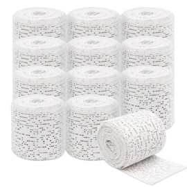 Plaster Bandages Set 12 Rolls Plaster Bandages for Crafts 5 x 270 cm Plaster Bandage Baby Belly Plaster Bandages Plaster Cloth for Plaster Cast Plaster Belly Bandage Plaster Bandages for Crafts