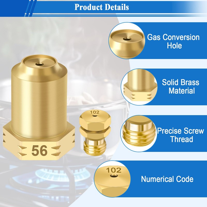 Range LP Conversion Kit Natural Gas To Propane Conversion Replacement