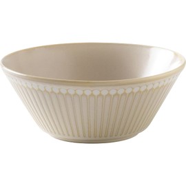 Minoru Pottery Mino Ware Albee 160 Pack Bowl, Beige