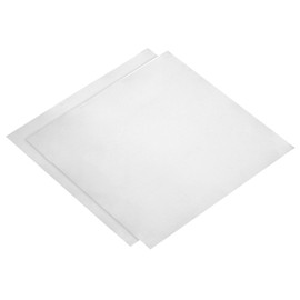 QUARKZMAN 2 Pezzi GR2 Lastra In Titanio, 100x100x0.1mm Lamiera Lega Titanio Per Macchinari Industriali Lavorazione Metalli (4"x4"x0.004")