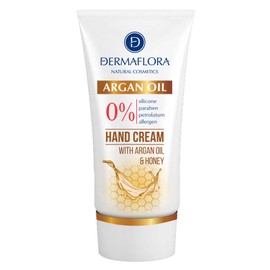 Dermaflora Argan Oil Hand Cream – 50ml Hydrating & Nourishing Hand Moisturizer for Sensitive Skin Antioxidant-Rich with Soothing Aloe & Vitamin E