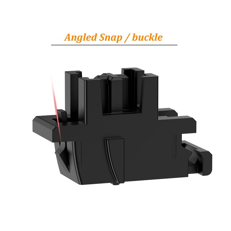 DUROCK Plate Mount Stabilizer V3, Innovative Pre-Clipped Stem for Minimum