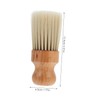 IWOWHERO Ergonomic Wooden Hair Brush Barber Neck Duster Brush Hair