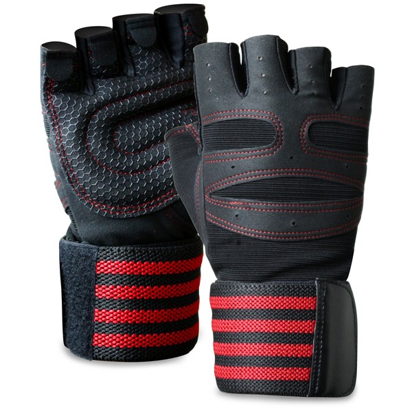 ACELETE Training Gloves, Weightlifting, Gym, Gloves, Muscle Training, Wrist Guard,