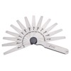 Starrett 173MAT Thickness Gage Set With Tapered Leaves, 0.03-0.50 mm