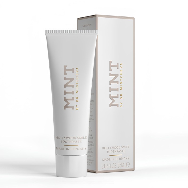 Mint Hollywood Smile Toothpaste (85 ml) - Innovative 2-Phase Formula