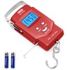 Dr.meter Fish Scale: PS01 110lb/50kg Backlit LCD Display Fishing Scale