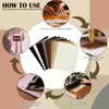 10Pcs Laserable Leatherette Sheets 12.6 x 10.2 Inch, Large PU
