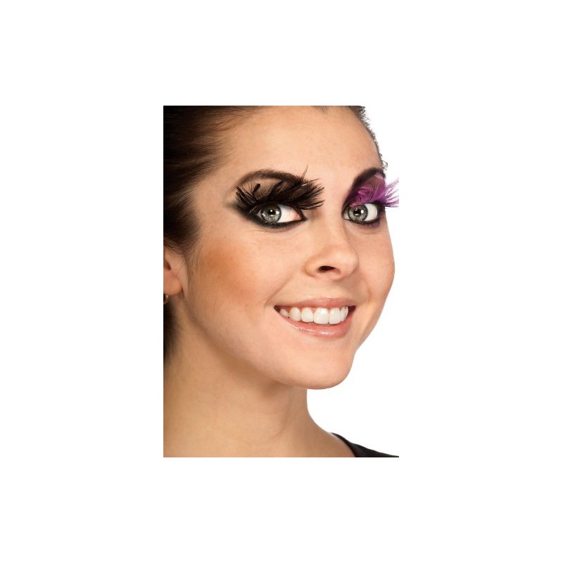 Rubies Black Eyelashes and Adhesive