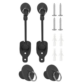 Seprochoo Replacement Shade Parts Bungee End Cap Kit, for Exterior Cordless Roller Shades Outdoor Blinds (1pcs, Black)