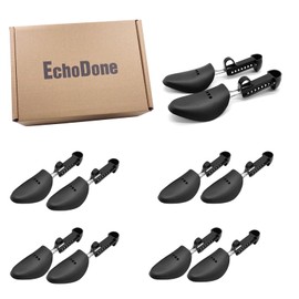 EchoDone 5 Pairs Plastic Shoe Tree Stretcher Shaper for Women Children Adjustable Length Shoes Boot Holder Shaper Support