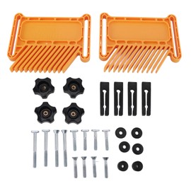 Featherboard Adjustable Woodworking Tools Safety Device Stackable Feather Board for Table Saws Router Tables Band Saws Wheat