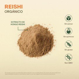 Vital Botanics Reishi 100% Cuerpo Frutífero en Polvo