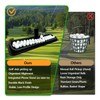 GCDZFYG 100-Ball Golf Tray with Phone Stand & Drainage Holes