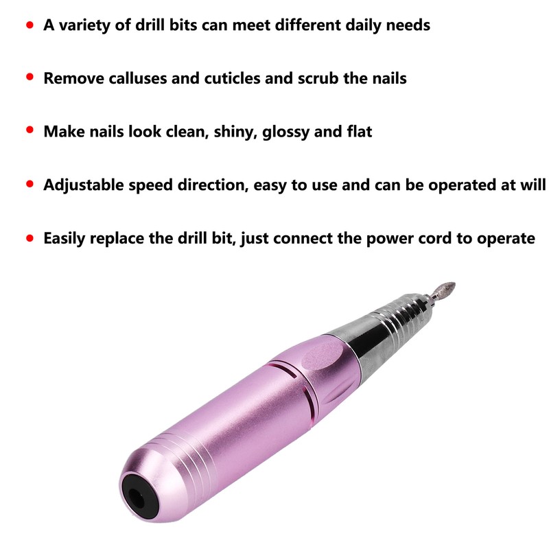 Electric Nail Grinder Intelligent Speed Regulation Polisher Aluminum Alloy Care