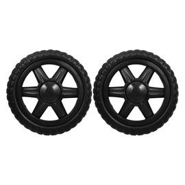 "ULTECHNOVO Ruedas de Repuesto 5.12"" 2 Piezas Espuma de Goma Absorbe Impactos y Desplazamiento Silencioso para Carrito Plegable y Utilitario"