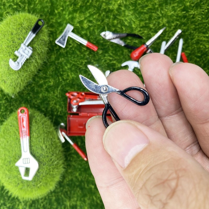 Cayway 25 PCS Miniature Garden Tools - Mini Scene Model