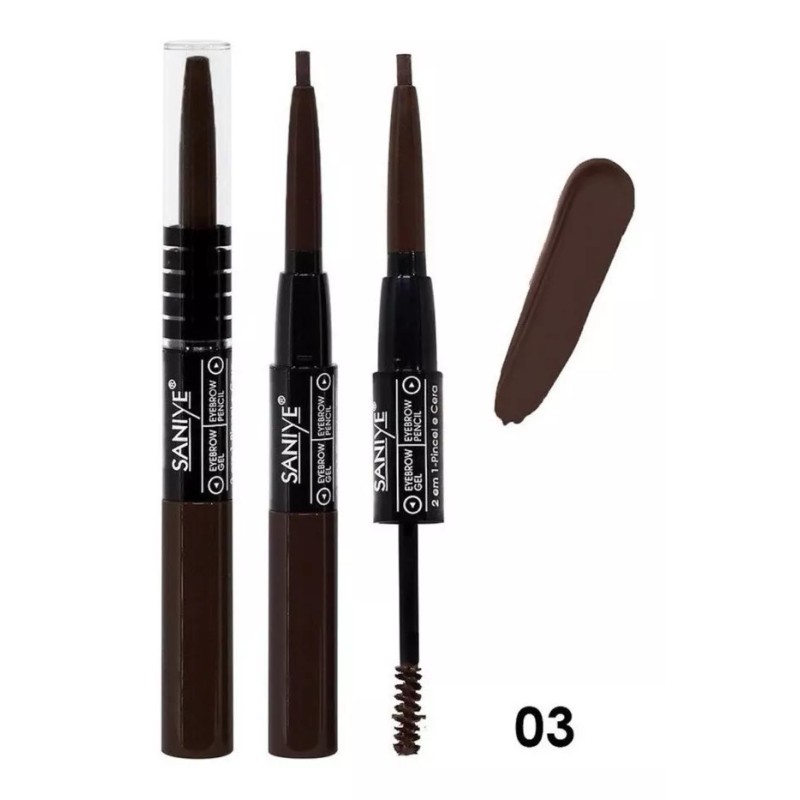 Saniye 3pzas Lápiz Para Cejas Y Líquido Para Penar Saniye