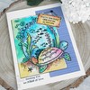 Francoise Collection - Underwater Oval Frame - Clear Stamp Set