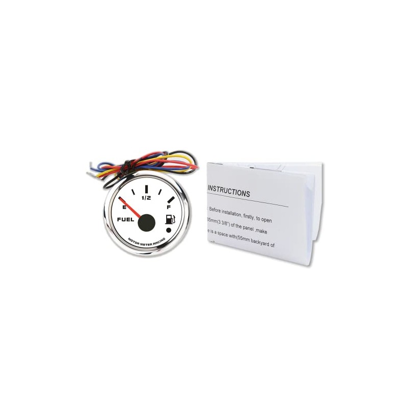 MOTOR METER RACING W Pro Series 52mm 2-1/16" Fuel Level