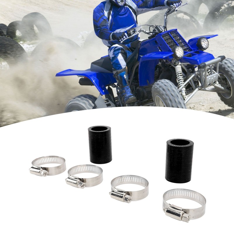 2Pcs 1in High Temp Pipe Clamps Connector Sturdy Exhaust Pipe