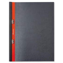SlideNote SN3SA4-DG Slide Notebook, A4, Dark Gray, PageBase, New Sensation Binder, 360° Expansion, Made in Japan, One Touch, Punchless, Holds 30 Sheets of Copy Paper, Business