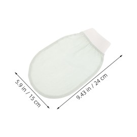 MERRYHAPY Luxurious Silk Bath Towel Set Exfoliating Mitts for Body Gentle Exfoliation Glove for Spa and Home Use