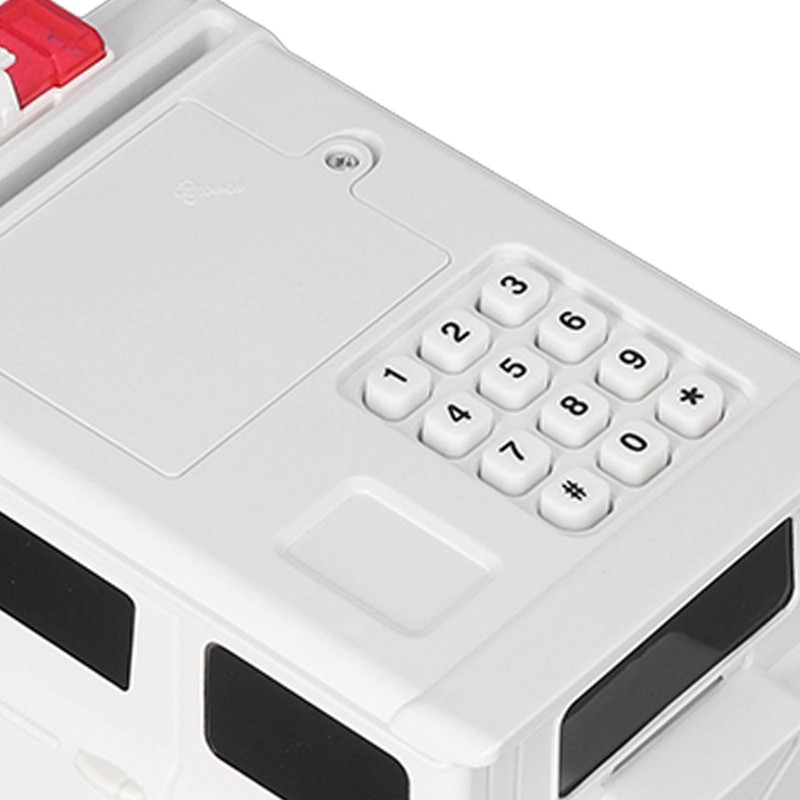 Car Bank Automatic Fingerprint Password Money Rolling Cash Coin Car