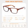 Stylish Reading Glasses 5 Pair with Spring Hinge Fashion Glasses