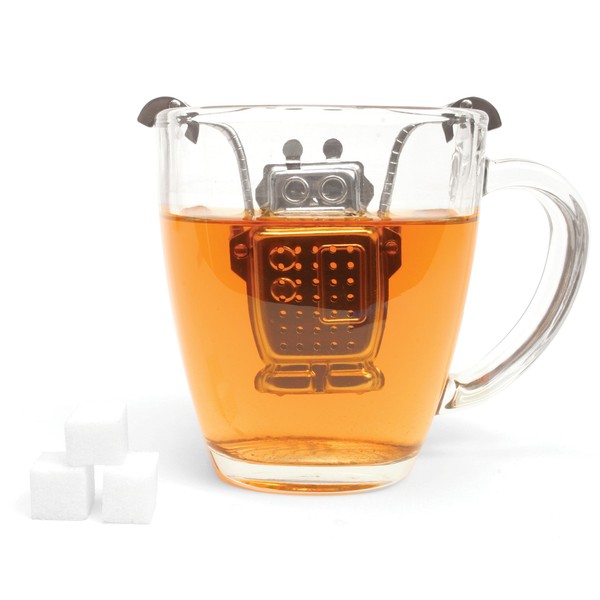 Kikkerland Monkey Tea Infuser & Drip Tray