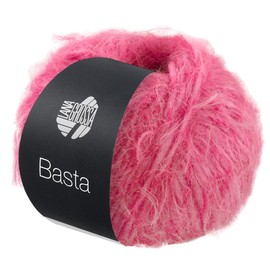 LANA GROSSA Basta Yarn in Fake Fur Look, Loosely Twisted from Fringe Effect and Merino Fibres, Hand Knitting Yarn Made of 50% Virgin Wool (Merino) and 50% Polyamide, 50 g Wool for Knitting and