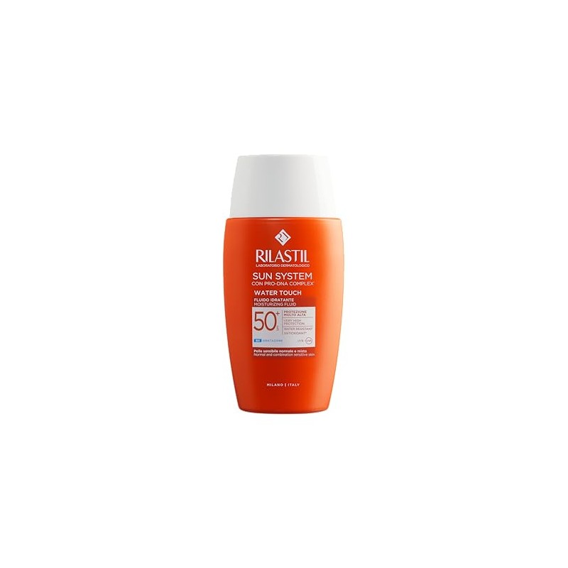 Rilastil Sun System Fotoprotector Water Touch SPF50+, Protector Solar Facial