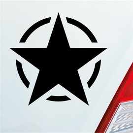 Hellweg Druckerei US Army Star USA America Hotrod Jeep Car Sticker Rear Window Sticker