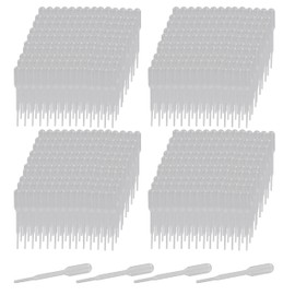 1000 Pezzi 0,2ml Plastica Pipette Trasferimento,Pipette Graduate,Squeeze Trasferimento Pipette,pipette monouso,per Laboratorio, Aula,Esperimento,pipette di olio essenziale
