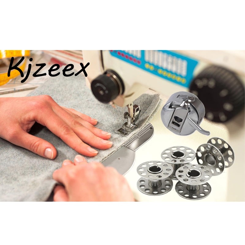 6PCS Sewing Machine Bobbin Case Set Stainless Steel Bobbin Case