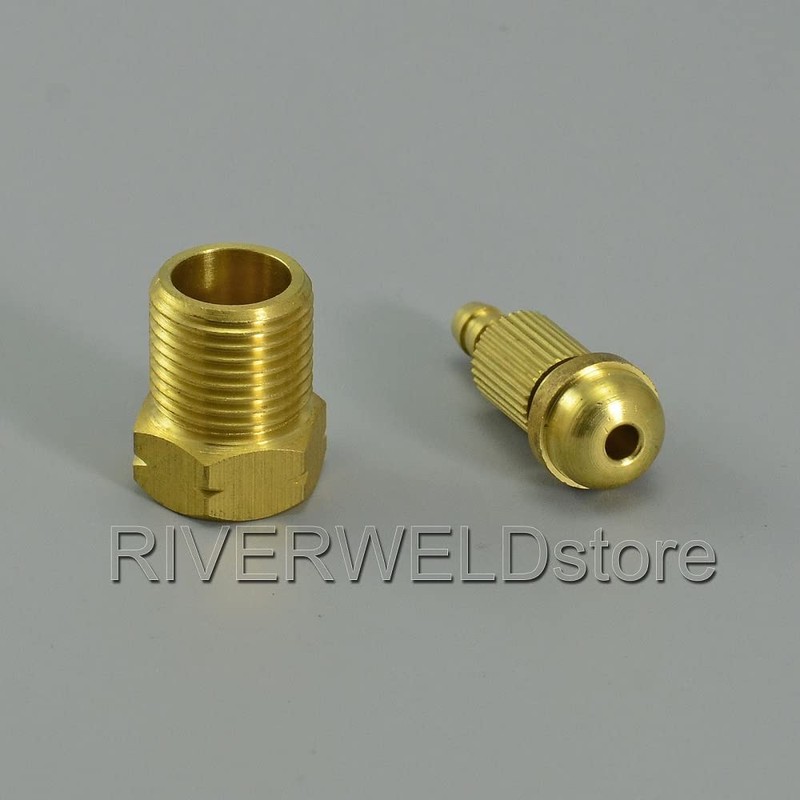 RIVERWELD TIG Welding Torch Fitting Connector Adapter Miller Gas Quick