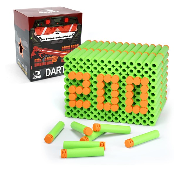 EKIND 200 Pcs Waffles Darts Refill Pack Foam Bullet Compatible