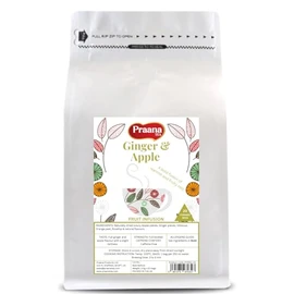 Ginger & Apple Fruit Tea – 20 Pyramid Bags | Caffeine-Free Herbal Infusion