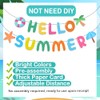 Cartel de "Hello Summer", decoraciones de fiesta de verano