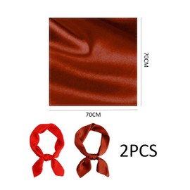 CQQNIU 2 Pieces Women'S Headscarf, Satin Headscarf, Square Headscarf, Soft And Smooth Scarf, Clothing Accessories, Decorative Silk Scarf