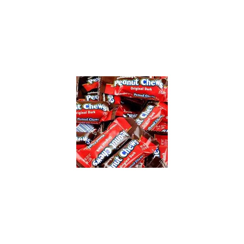Original Dark Chocolate Goldenberg's Peanut Chews 225 Count , 4